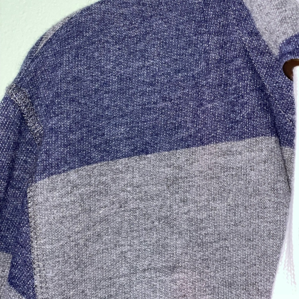 Men’s Knickerbocker Vintage Design blue/gray striped full-zip hoodie. SZ- XL GUC - Picture 7 of 8